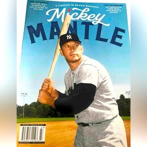 ⚾️❤️ BRAND NEW MICKEY MANTLE MAGAZINE HIS LIFE